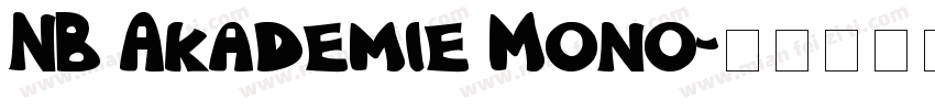 NB Akademie Mono字体转换